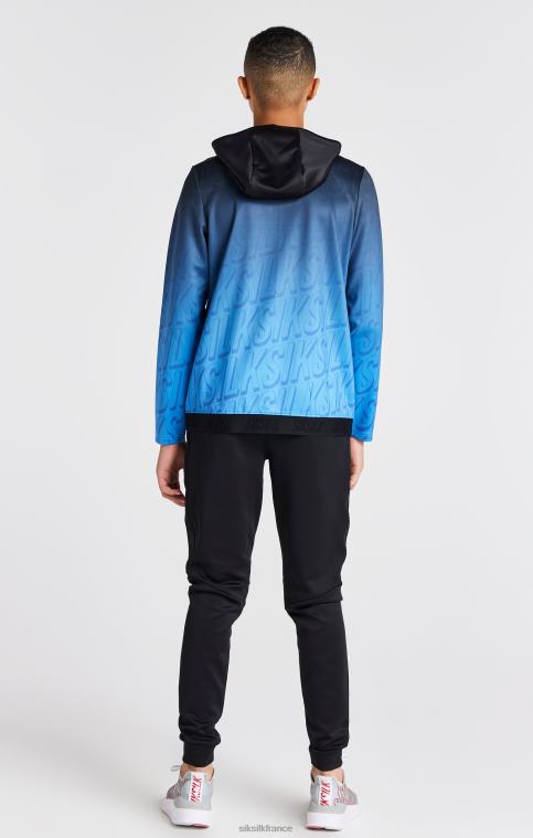 garçons vêtements 6B8NV302 SikSilk pantalon de jogging noir coupe skinny