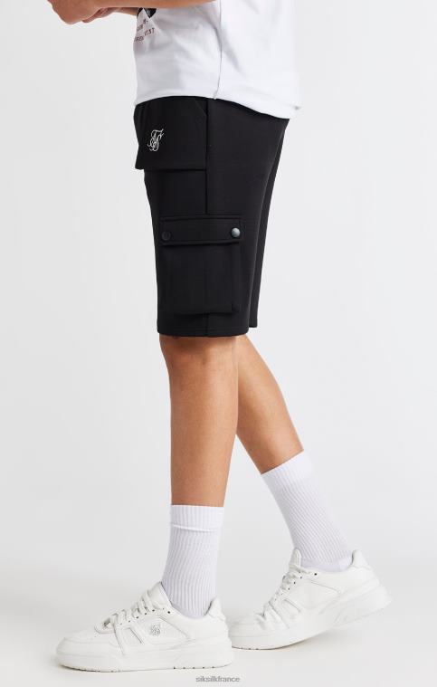 garçons vêtements 6B8NV315 SikSilk short cargo noir