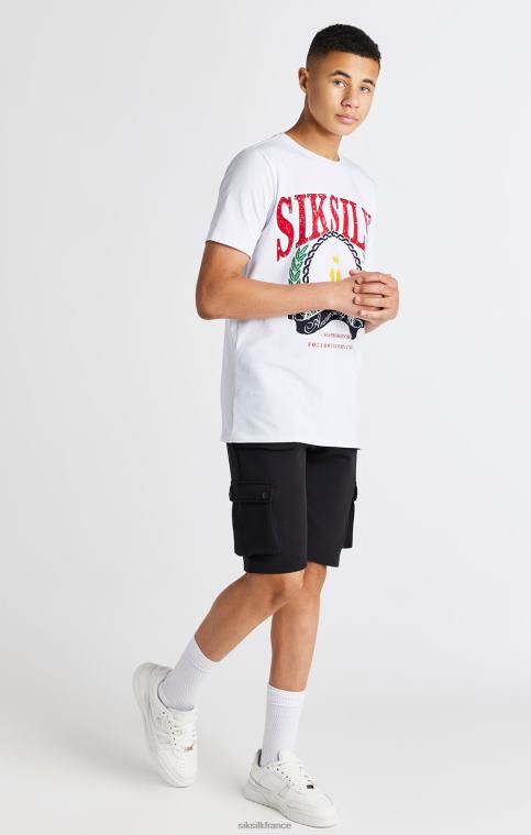 garçons vêtements 6B8NV315 SikSilk short cargo noir