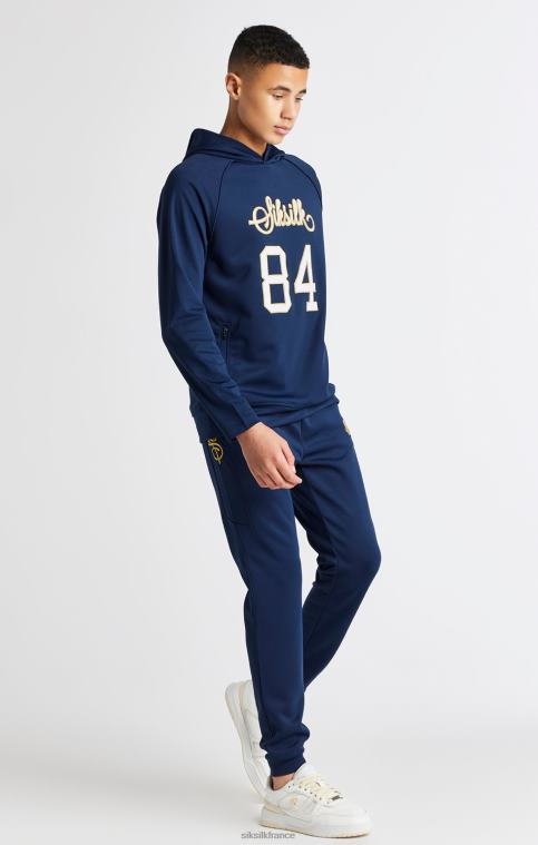 garçons vêtements 6B8NV294 SikSilk sweat à capuche rétro bleu marine