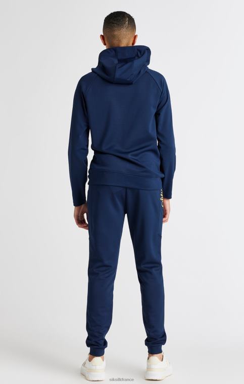 garçons vêtements 6B8NV294 SikSilk sweat à capuche rétro bleu marine