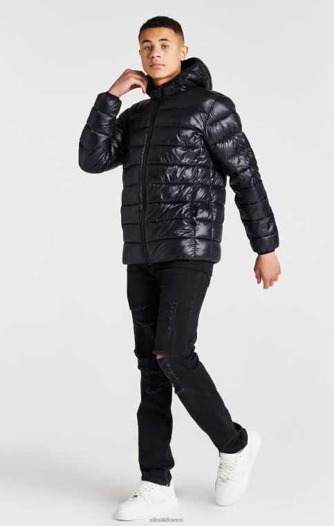 garçons vêtements 6B8NV299 SikSilk veste bulle légère noire