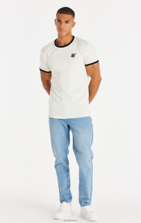 Hommes vêtements 6B8NV548 SikSilk denim coupe droite bleu