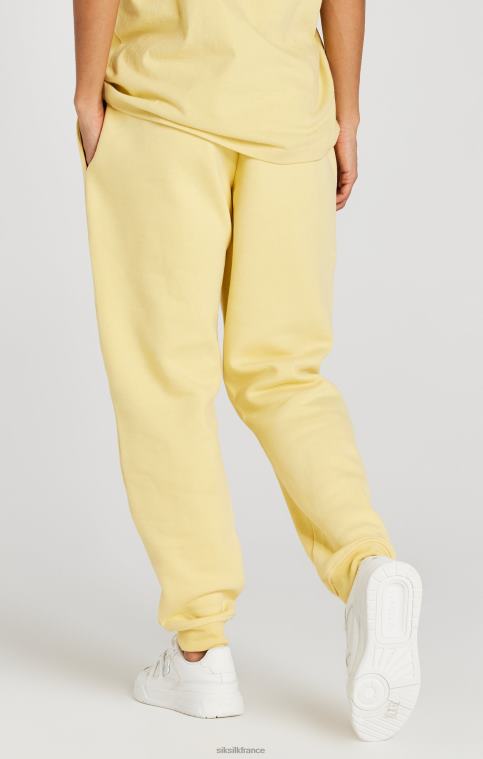 Hommes vêtements 6B8NV540 SikSilk jogging jaune coupe décontractée à revers