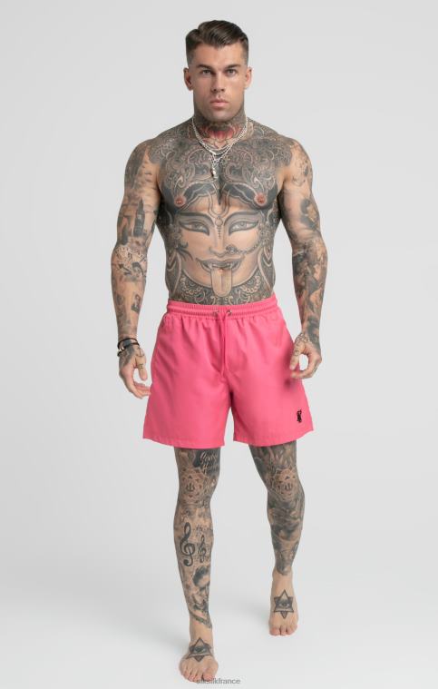 Hommes vêtements 6B8NV616 SikSilk short de bain rose