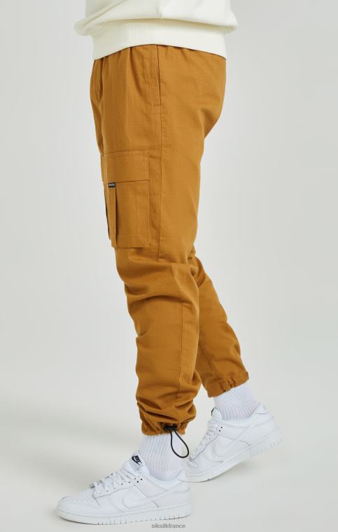 Hommes vêtements 6B8NV513 SikSilk pantalon cargo beige ripstop