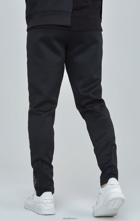 Hommes vêtements 6B8NV529 SikSilk pantalon de survêtement à bande dorée noire