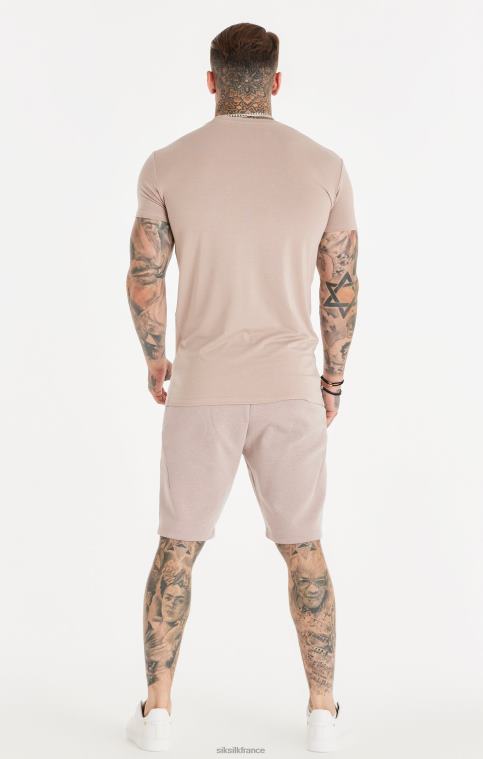 Hommes vêtements 6B8NV572 SikSilk short texturé délavé rose
