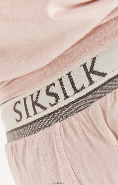 Hommes vêtements 6B8NV579 SikSilk short cargo en daim stretch - rose
