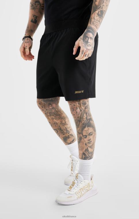 Hommes vêtements 6B8NV590 SikSilk short de sport noir
