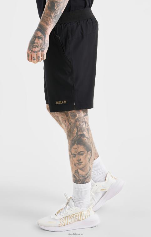 Hommes vêtements 6B8NV590 SikSilk short de sport noir