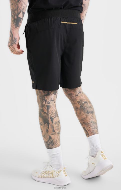 Hommes vêtements 6B8NV590 SikSilk short de sport noir