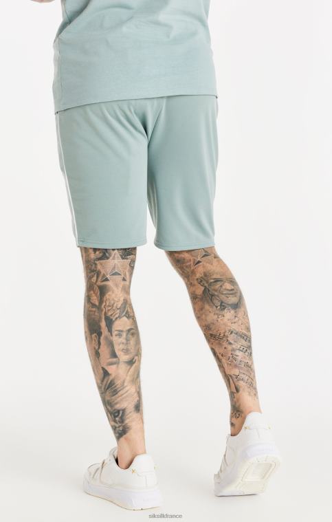 Hommes vêtements 6B8NV597 SikSilk short plissé script - bleu sarcelle