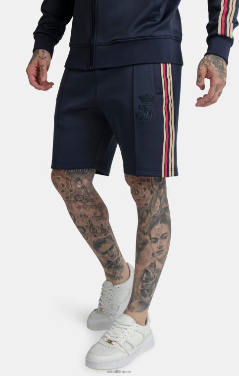 Hommes vêtements 6B8NV603 SikSilk x short coupe ample messi bleu marine