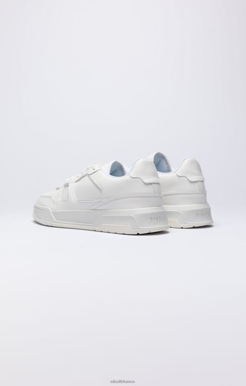 Hommes chaussure 6B8NV14 SikSilk basket basse blanche