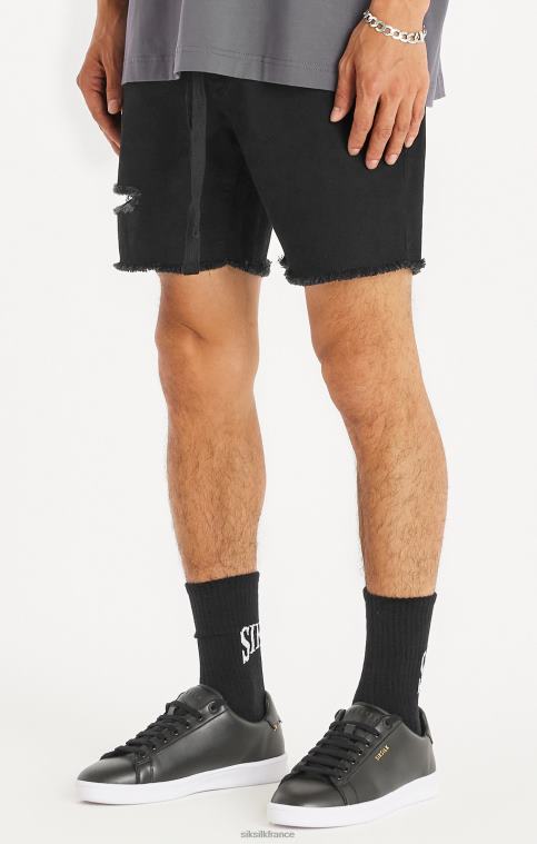 Hommes chaussure 6B8NV17 SikSilk baskets décontractées basses noires