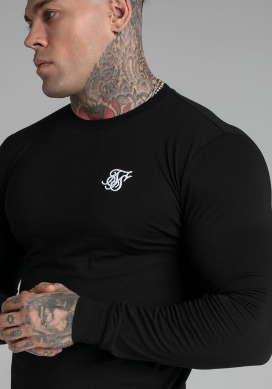 Hommes vêtements 6B8NV412 SikSilk sweat essentiel noir