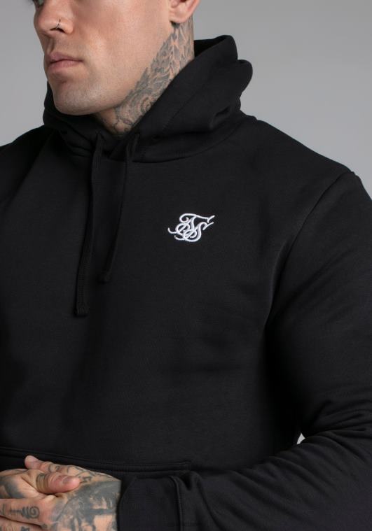 Hommes vêtements 6B8NV422 SikSilk sweat à capuche essentiel noir