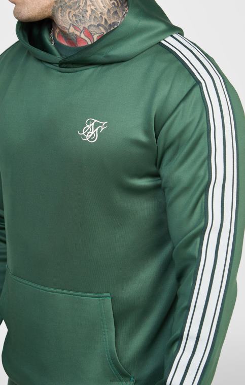 Hommes vêtements 6B8NV434 SikSilk sweat à capuche intelligent vert