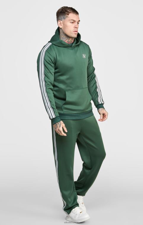 Hommes vêtements 6B8NV434 SikSilk sweat à capuche intelligent vert