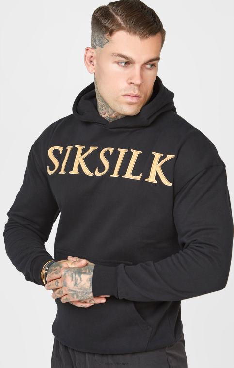 Hommes vêtements 6B8NV436 SikSilk sweat à capuche à appliqué doré