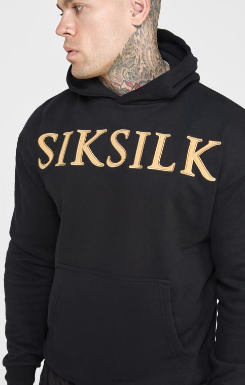 Hommes vêtements 6B8NV436 SikSilk sweat à capuche à appliqué doré
