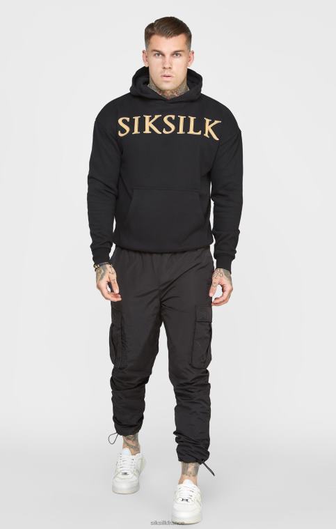 Hommes vêtements 6B8NV436 SikSilk sweat à capuche à appliqué doré