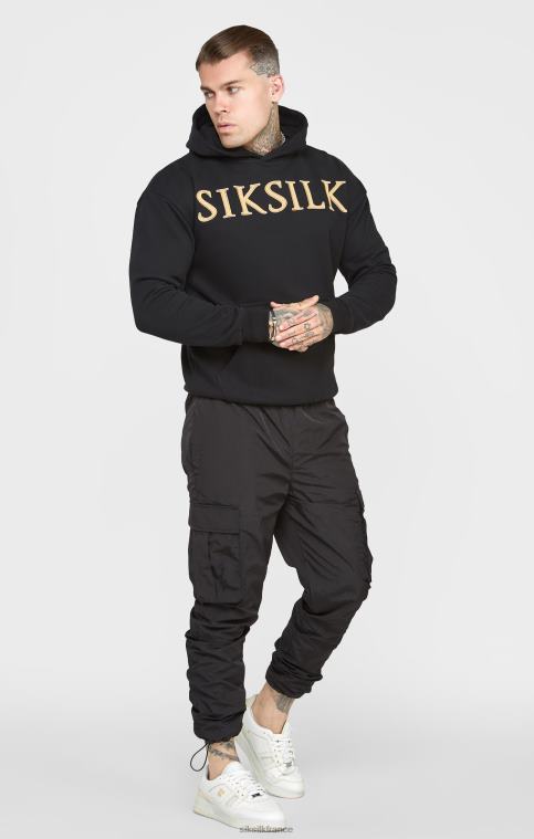 Hommes vêtements 6B8NV436 SikSilk sweat à capuche à appliqué doré