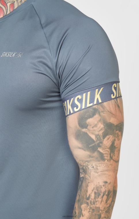 Hommes vêtements 6B8NV365 SikSilk t-shirt technique sport anthracite