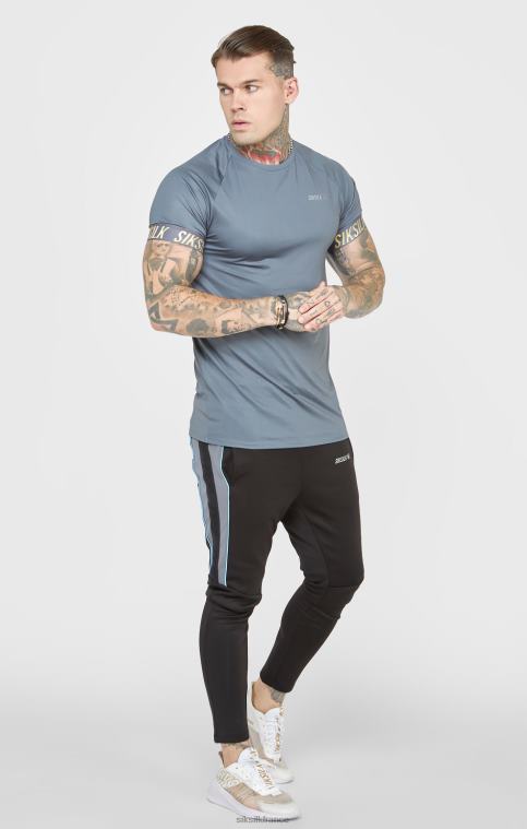 Hommes vêtements 6B8NV365 SikSilk t-shirt technique sport anthracite