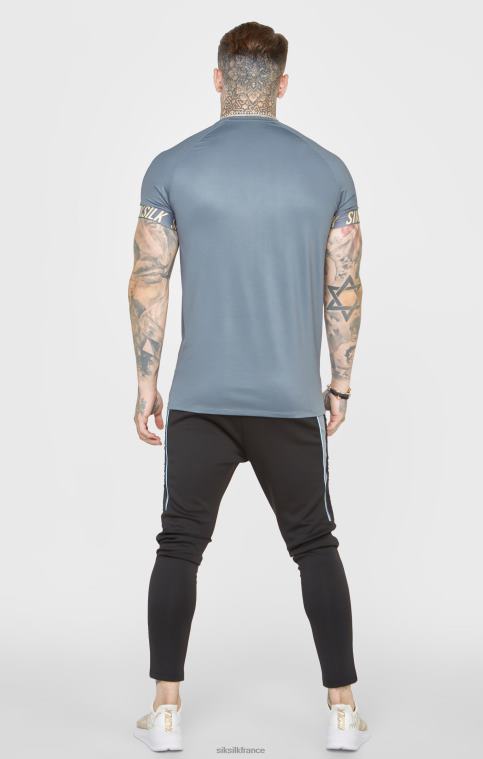 Hommes vêtements 6B8NV365 SikSilk t-shirt technique sport anthracite