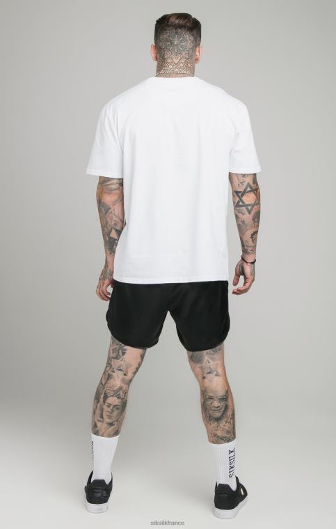 Hommes vêtements 6B8NV406 SikSilk t-shirt blanc coupe décontractée