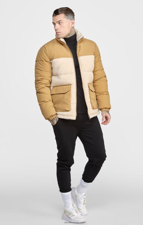 Hommes vêtements 6B8NV474 SikSilk veste à bulles de pierre