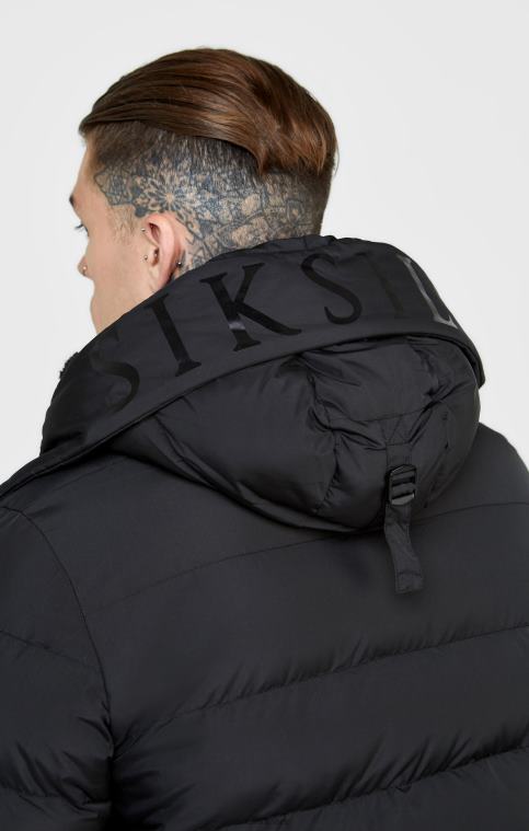Hommes vêtements 6B8NV480 SikSilk parka noire
