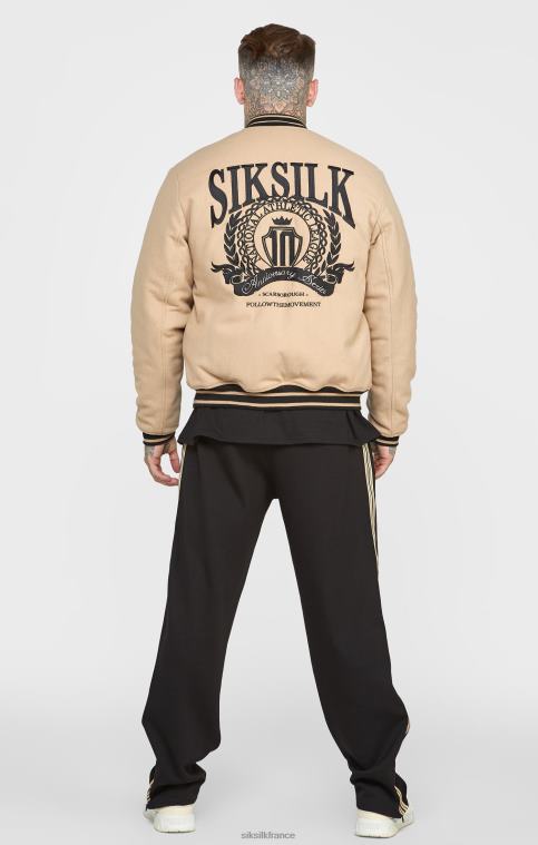 Hommes vêtements 6B8NV486 SikSilk veste universitaire écru anniversaire