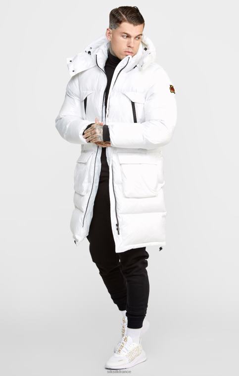 Hommes vêtements 6B8NV488 SikSilk manteau de manager blanc