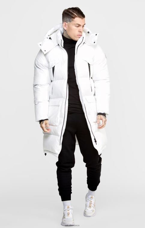 Hommes vêtements 6B8NV488 SikSilk manteau de manager blanc
