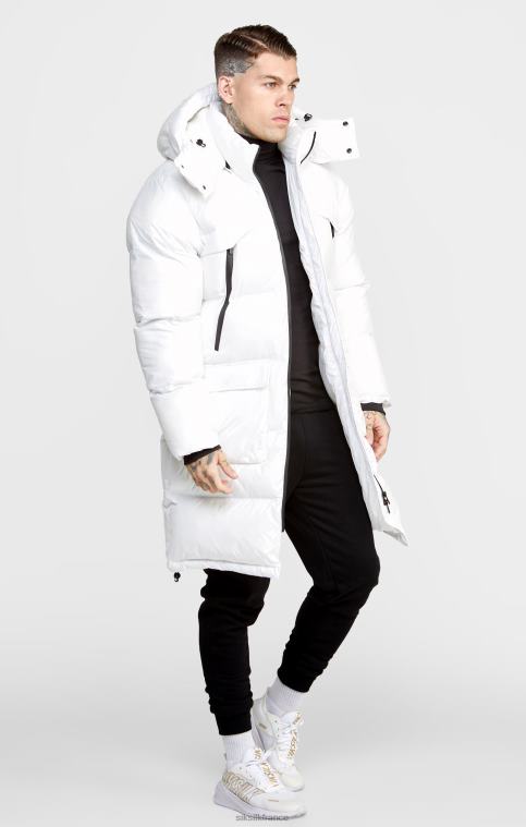 Hommes vêtements 6B8NV488 SikSilk manteau de manager blanc