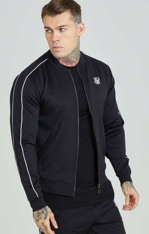 Hommes vêtements 6B8NV503 SikSilk survêtement à empiècements noir